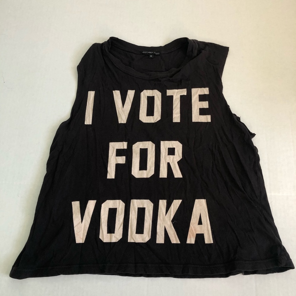 “I Vote for Vodka” Tank Top